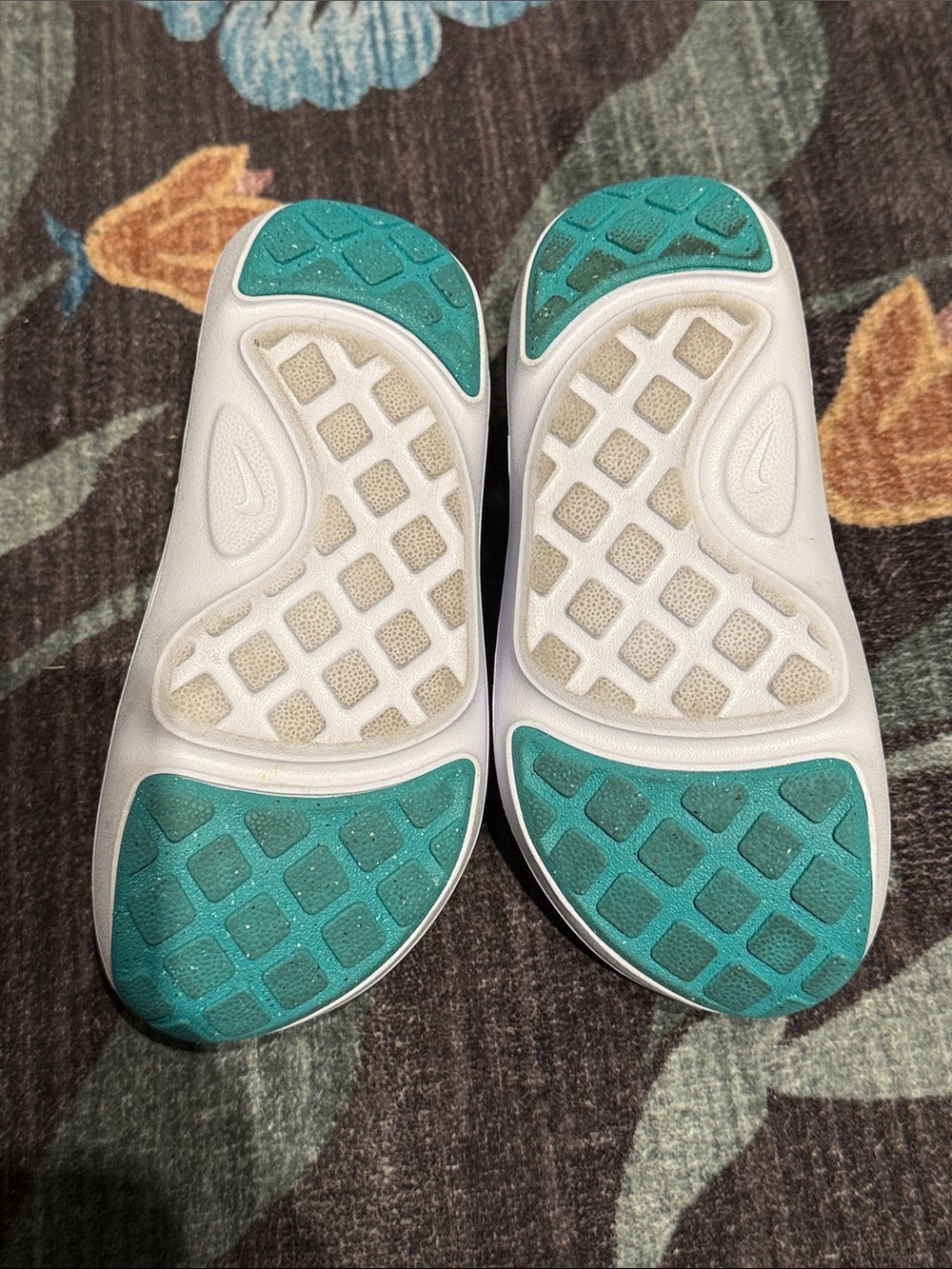 Nike Kids Light Blue and White Slip-On Water Shoes - Picture 3 of 4
